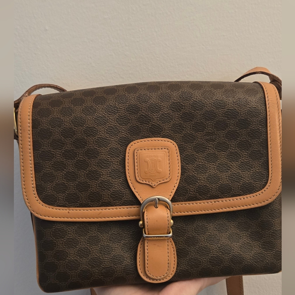 Celine Pre-Owned1990s Macadam shoulder bag